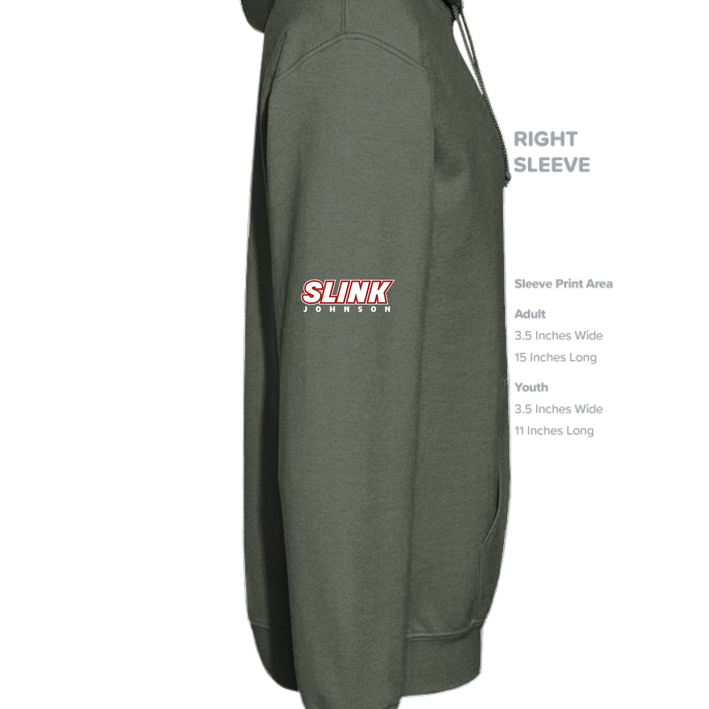 MILITARY GREEN - SLEEVE_RIGHT